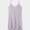 Silkeslip med blondeindsats