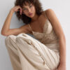 Silky Flowers Demilune Bodysuit