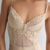 Silky Flowers Demilune Bodysuit
