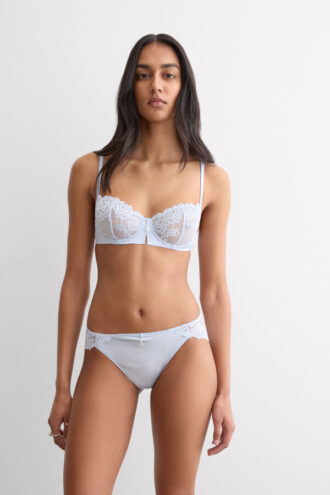 Silky Flowers Denise Balconette-bh i silke og blonder