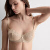 Silky Flowers Denise Balconette-bh i silke og blonder Silky Flowers Denise Balconette-bh i silke og blonder