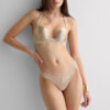 Silky Flowers Monica silke- og blonder-push-up-bh