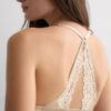 Silky Flowers Monica silke- og blonder-push-up-bh