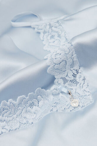 Silky Flowers Silk and Lace Chemise Silky Flowers Silk and Lace Chemise