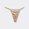 Silky Flowers silke- og blonder-Thong-stringtrusse Silky Flowers silke- og blonder-Thong-stringtrusse