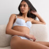 Silky Flowers Sofia Balconette-bh i silke og blonder Silky Flowers Sofia Balconette-bh i silke og blonder