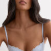 Silky Flowers Sofia Balconette-bh i silke og blonder Silky Flowers Sofia Balconette-bh i silke og blonder