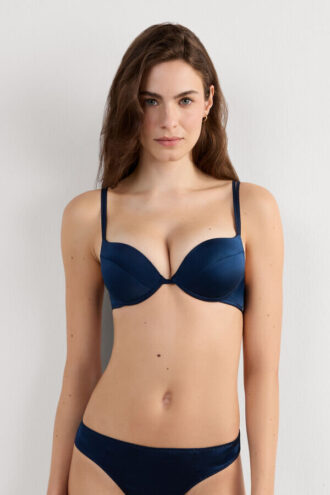Simona Super Push-Up BH i silke