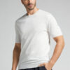 Slub bomuldsstrikket T-shirt Slub bomuldsstrikket T-shirt