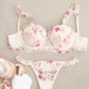 Sofia balconette-bh med Pretty Flowers-print
