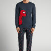 Spider-Man Marvel lang pyjamas i bomuld Spider-Man Marvel lang pyjamas i bomuld