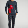 Spider-Man Marvel lang pyjamas i bomuld Spider-Man Marvel lang pyjamas i bomuld