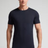 Stretch-merinould-T-shirt med korte ærmer