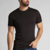 Stretch-merinould-T-shirt med korte ærmer