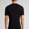 Stretch-merinould-T-shirt med korte ærmer