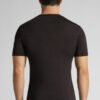 Stretch-merinould-T-shirt med korte ærmer