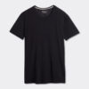 Stretch-merinould-T-shirt med korte ærmer