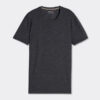 Stretch-merinould-T-shirt med korte ærmer