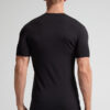 Stretch Superior bomulds-T-shirt med V-hals