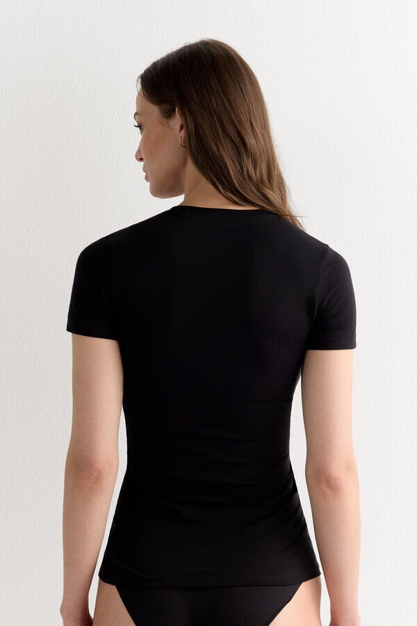 Stretch Superior Cotton Short Sleeve Top Stretch Superior Cotton Short Sleeve Top