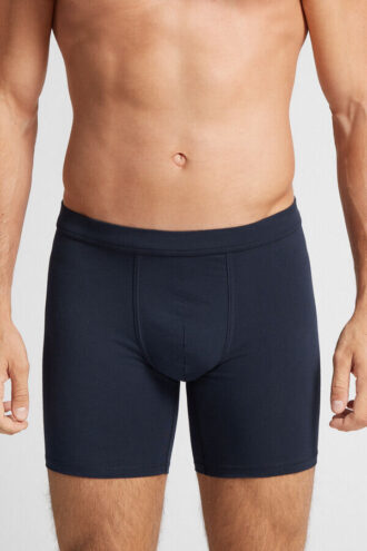 Superior bomuldsboxershorts med lange ben