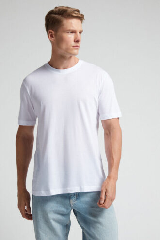 T-shirt i ekstrafin bomuld med regular fit