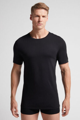 T-shirt i superkvalitetsbomuld T-shirt i superkvalitetsbomuld