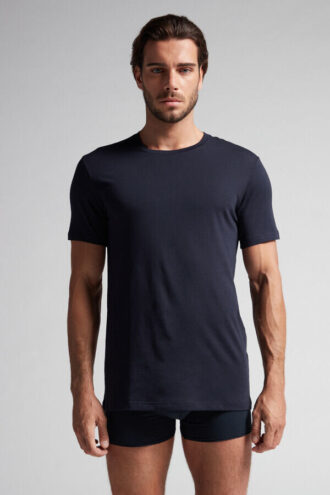 T-shirt i superkvalitetsbomuld