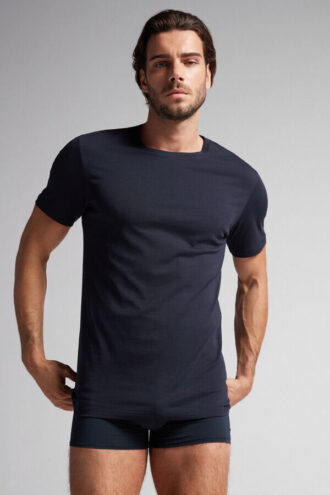T-shirt i superkvalitetsbomuld