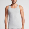 Tanktop med rund hals i stretch bomuld af høj kvalitet Tanktop med rund hals i stretch bomuld af høj kvalitet