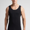 Tanktop med rund hals i stretch bomuld af høj kvalitet Tanktop med rund hals i stretch bomuld af høj kvalitet
