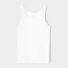 Tanktop med rund hals i stretch bomuld af høj kvalitet Tanktop med rund hals i stretch bomuld af høj kvalitet