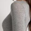 V-halsbluse i ultralet modal med kashmir V-halsbluse i ultralet modal med kashmir