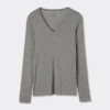 V-halsbluse i ultralet modal med kashmir V-halsbluse i ultralet modal med kashmir